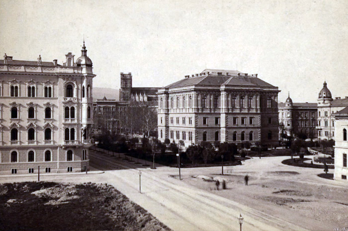 Palača JAZU 1893. godine